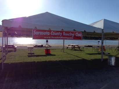 Sarasota County Rowing tent